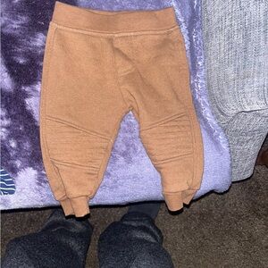 Cozy Tan Kids Jogger Pants